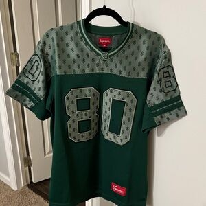 Supreme Dark Green Jersey monogram dollar